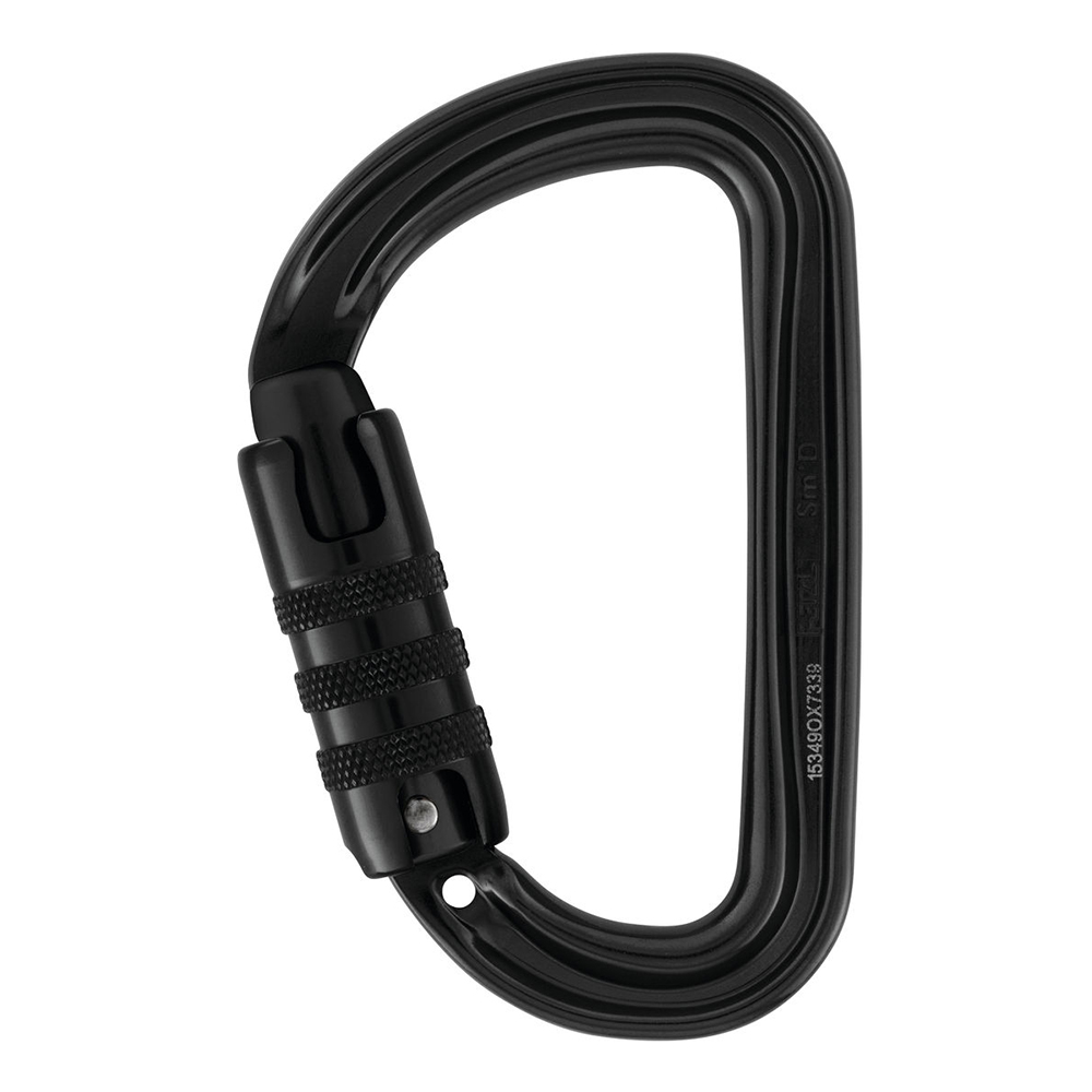 Petzl Sm'D Ultra-Light Asymmetrical Carabiner with Triact Lock from GME Supply
